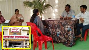 Jalna Municipal Corporation Standing Committee Chairman protest | Ashok Pangarkar tent office Jalna | Jalna NMC administrative issues | BJP leaders protest Jalna Municipal Corporation