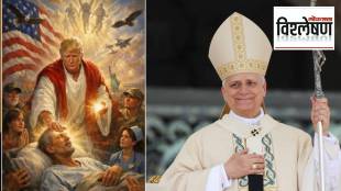 Donald Trump AI generated photo as Jesus Christ