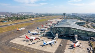 Navi Mumbai International Airport terminal building | NMIA domestic flight operations | Navi Mumbai airport passenger growth statistics | Adani Airports Maharashtra infrastructure