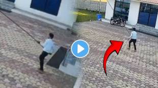 Madhya Pradesh Shocking Video Attempt To Chase Away Monkey Ends In Tragedy Viral