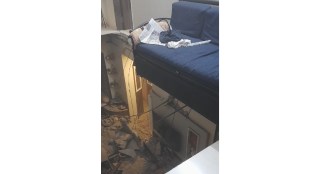 Nerul Woodland Society slab collapse Navi Mumbai | Navi Mumbai Municipal Corporation emergency evacuation | Nerul fire brigade rescue operation | Dilapidated building news Navi Mumbai