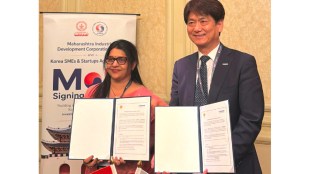 MIDC KOSME MOU New Delhi | Korean investment in Maharashtra industries | P Velrasu MIDC CEO at Korea SME event | Maharashtra industrial cooperation with South Korea