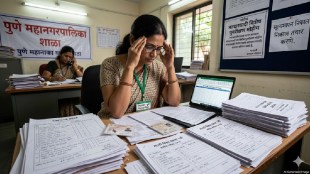 Pune PMC teachers double duty stress | BLO work and Census duty Maharashtra | Teachers protest against non-educational work Pune | Pune District Collector orders for BLOs