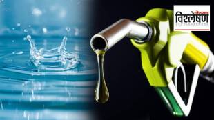 10000 litres water for one litre ethanol