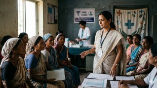 Neelam Gorhe presiding over health committee meeting | Sugarcane cutter women health checkup Maharashtra | Private hospital hysterectomy surgery probe | Mission Sathi Beed district health initiative
