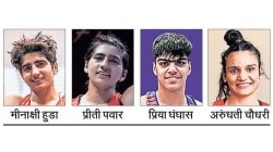 आशियाई बॉक्सिंगमध्ये भारताचा सुवर्ण चौकार; मीनाक्षी, प्रीती, प्रिया, अरुंधतीची चमक… अल्फियाला रौप्य