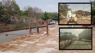 Pune Mhalunge MIDC power outage due to accident | Electricity pole damage by unknown vehicle Pune | Mhalunge industrial area electricity supply disrupted | Mahadiscom power restoration work Chakan MIDC