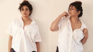 Photos : पांढरा शर्ट अन् काळी फिट पॅन्ट; पन्नाशीतही सोनाली कुलकर्णीचा ग्लॅमरस अवतार, पाहून चाहते थक्क!