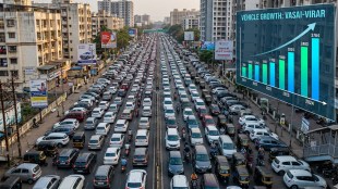 New vehicle registration Palghar RTO | Vasai Virar traffic congestion news | Maharashtra transport department statistics | Private vehicle growth in Palghar district