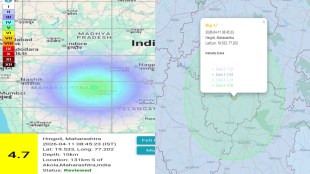 Hingoli earthquake today Richter scale 4.7 intensity | Yavatmal Pusad earthquake shocks news | Maharashtra earthquake latest updates | National Center for Seismology Hingoli report