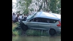 नीरा कालव्यात मोटार कोसळून तिघांचा मृत्यू