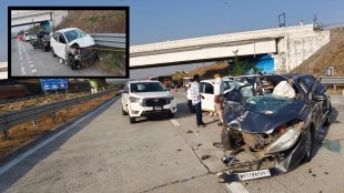 Samruddhi Mahamarg accident news Buldhana | Three cars collision Mehkar Fardapur | Maharashtra highway accident update | Samruddhi Expressway police injured