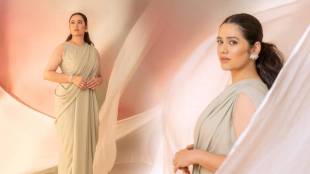 Girija Oak pastel dress look