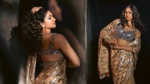 Priyadarshini Indalkar glamorous saree look