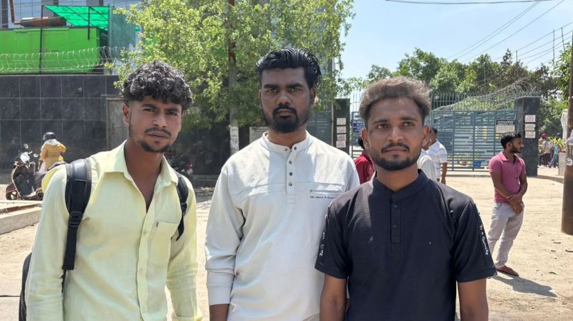 Noida garment worker protest
