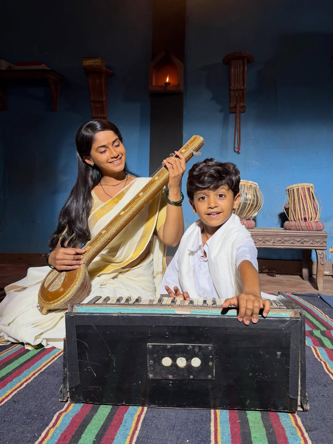 Prapti Redkar Savalyachi Janu Savali On Set 