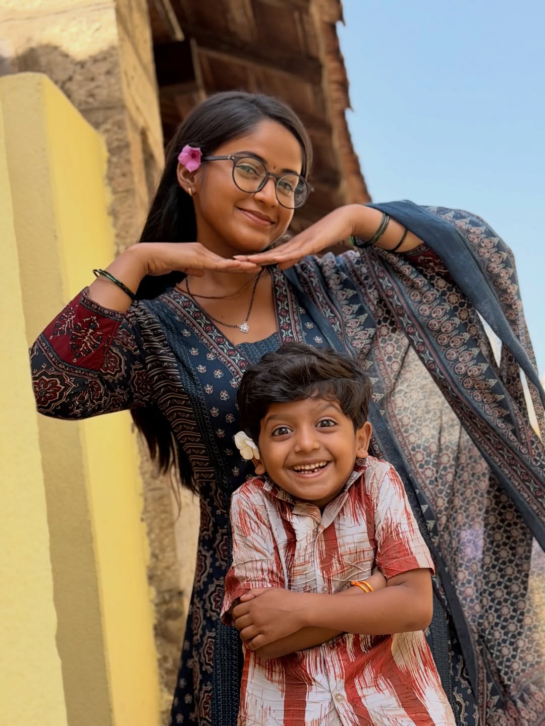 Prapti Redkar Savalyachi Janu Savali On Set 