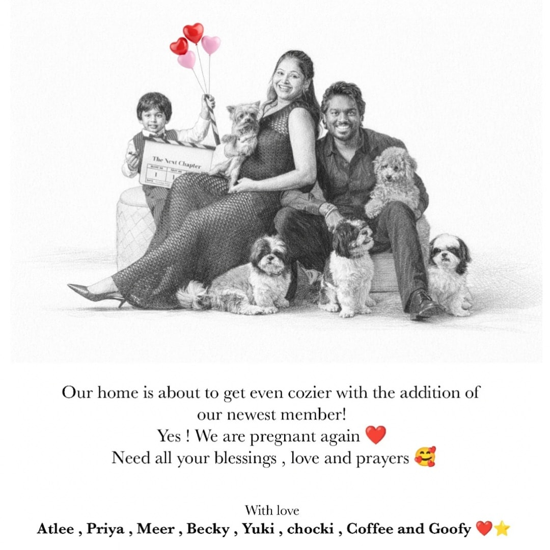 Priya Atlee baby bump Photos