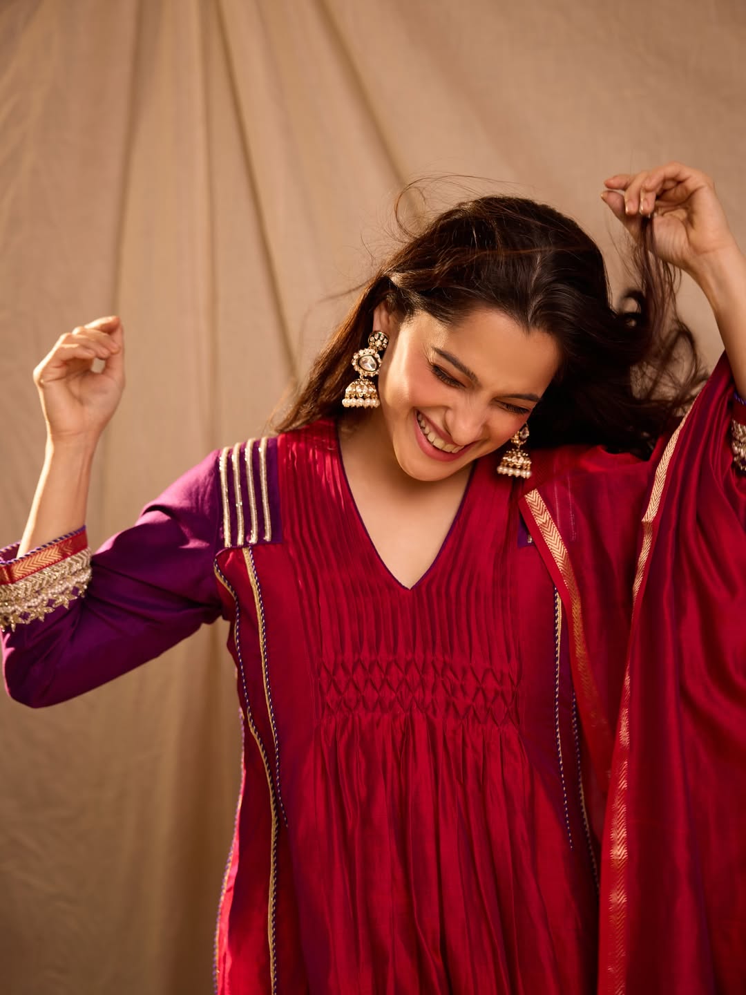 Priya Bapat Linen Skirt Top Summer Look