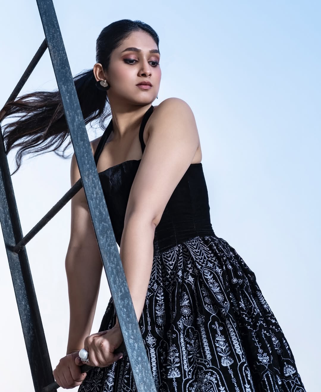 Priyadarshini Indalkar Black Dress Look