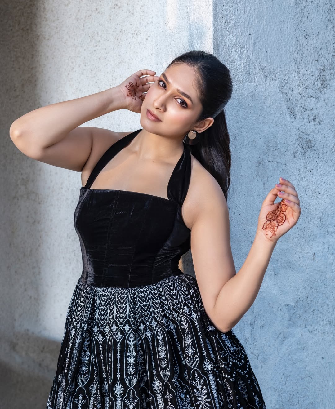 Priyadarshini Indalkar Black Dress Look