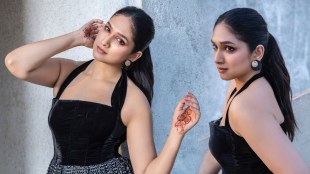 Priyadarshini Indalkar Black Dress Look