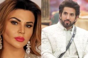 Vishal Kotian and Rakhi Sawant in Bigg Boss Marathi 6