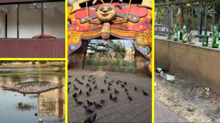 Railadevi Lake Thane pollution issues | Garbage and liquor bottles at Railadevi Lake | Thane Lake City beautification neglect | Railadevi Lake security concerns Vikas Repale