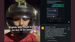 रॅपिडो बाईकचालकानं तरुणीला राईड संपल्यानंतर केले पर्सनल मेसेजेस, प्रकार व्हायरल होताच कंपनीनं दिली प्रतिक्रिया