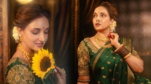 Photos: हिरवी पैठणी नऊवारी साडी, पारंपारिक दागिने; रुपाली भोसलेच्या नव्या फोटोशूटची चर्चा