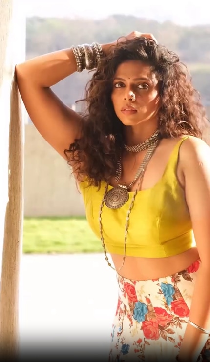 Rutuja Bagwe Skirt Top Bold Look