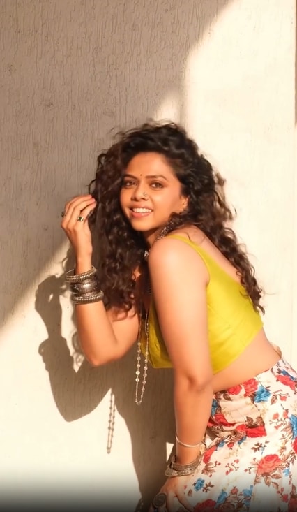 Rutuja Bagwe Skirt Top Bold Look