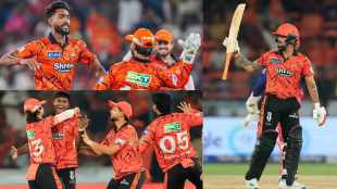 SRH beat RR by 57 Runs Parful Hinge Sakib Hussain 4 wickets in Debut Ishan Kishan 91 runs IPL 2026