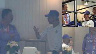 Shahrukh khan intense chat with KKR CEO Goes Viral in PBKS match IPL 2026