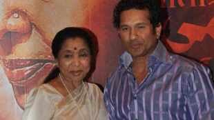 Sachin Tendulkar Emotional Post on Asha Bhosle death said for us asha tai was family