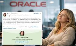 Oracle Layoffs: “आता सुखाने झोपेन”… नोकरी गेल्यावर रडण्याऐवजी महिला कर्मचाऱ्याची ‘ती’ पोस्ट व्हायरल; नेटकरी म्हणाले, “हिंमत पाहिजे!”