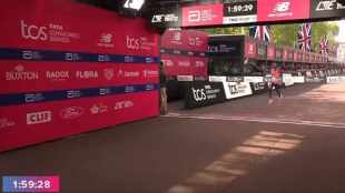 Sebastian Sawe World Record becomes First man to break two hour barrier at london marathon