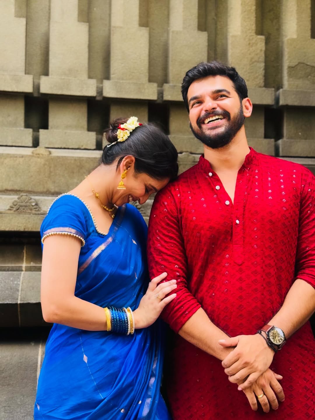 Shivani Sonar Ambar Ganpule Romantic Photoshoot