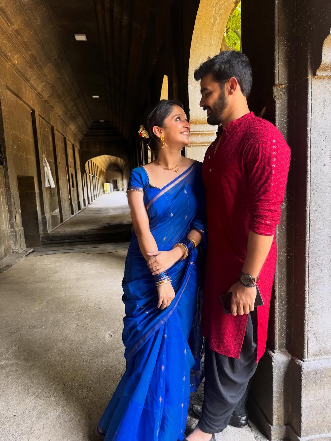 Shivani Sonar Ambar Ganpule Romantic Photoshoot
