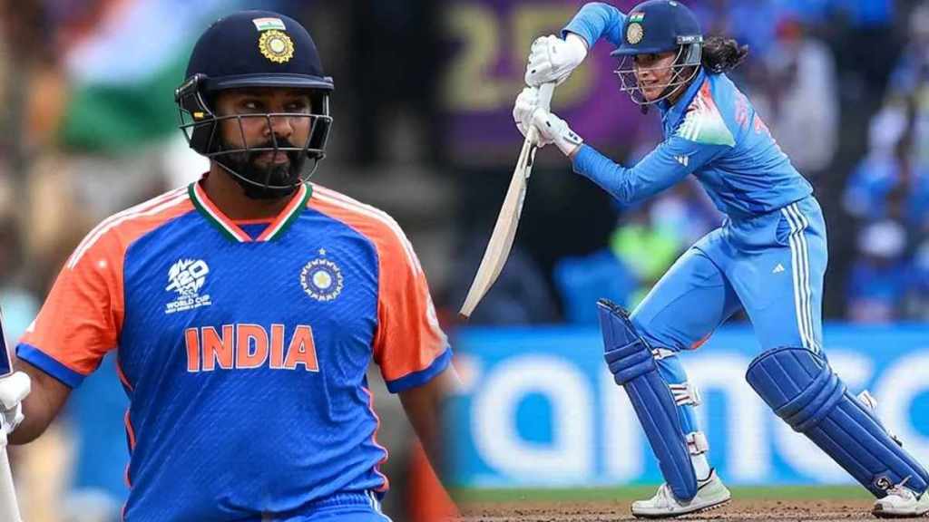 Smriti Mandhana Creates History becomes india top t20 run scrore surpasses Rohit Sharma INDW vs SAW Smriti Mandhana Creates History becomes india top t20 run scrore surpasses Rohit Sharma INDW vs SAW
