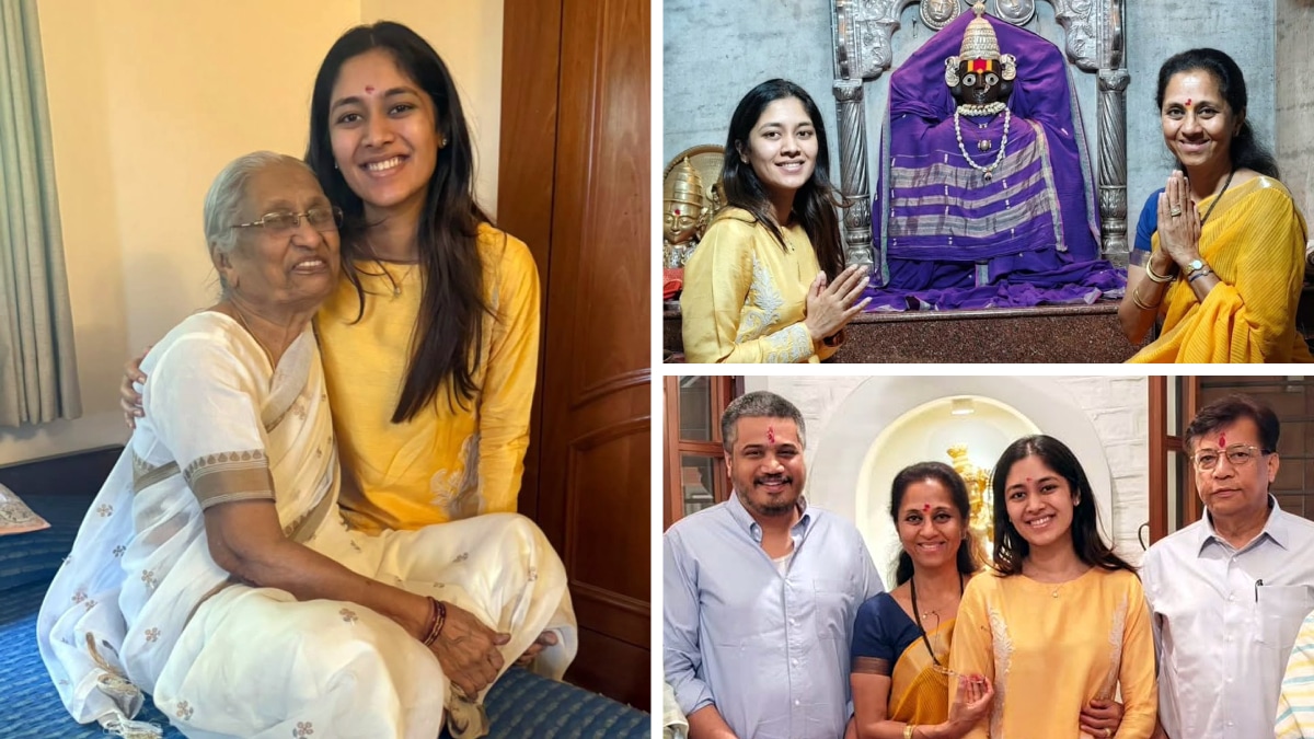 Supriya Sule Revati Sule Baramati Family Visit