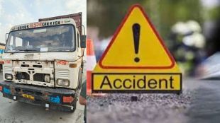 Thane Kharegaon toll naka accident scene | Mumbai Nashik highway container bike collision | Bhandup couple death in Thane road accident | Kalwa police accident investigation