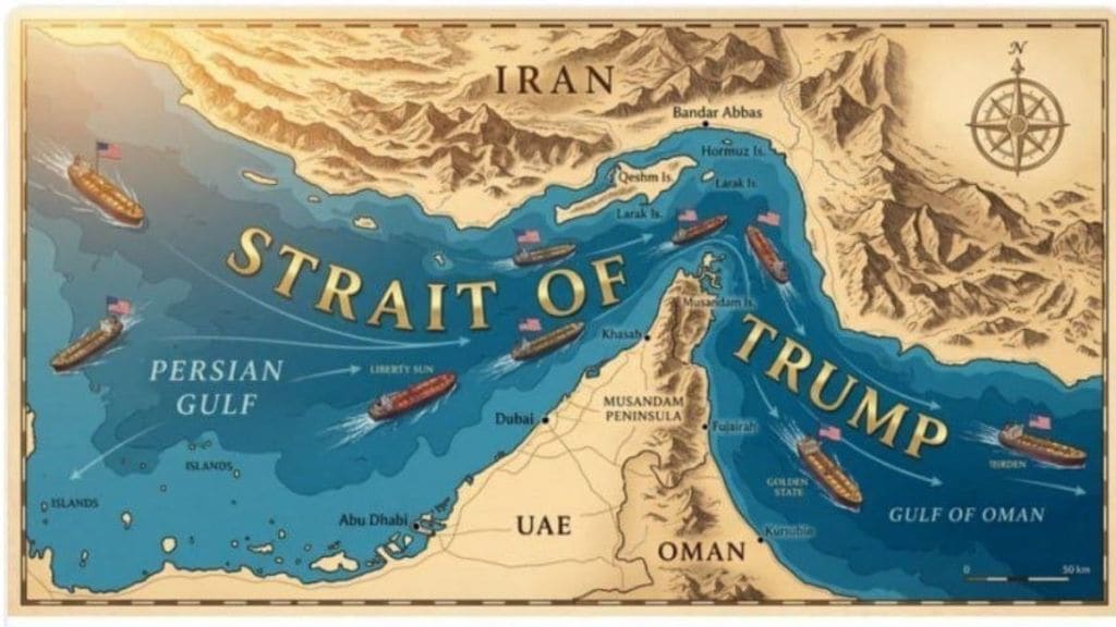 Donald Trump Strait of Trump Truth Social post | होर्मुझ सामुद्रधुनीचे नाव बदलल्याचा ट्रम्प यांचा दावा | Abbas Araghchi reply to Trump Hormuz post | Persian Gulf Day 2026 Iran vs USA Donald Trump Strait of Trump Truth Social post | होर्मुझ सामुद्रधुनीचे नाव बदलल्याचा ट्रम्प यांचा दावा | Abbas Araghchi reply to Trump Hormuz post | Persian Gulf Day 2026 Iran vs USA