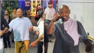 Vinod Kambli at Wankhede Stadium | वानखेडे स्टेडियमवर आयपीएल सामना पाहताना माजी क्रिकेटपटू विनोद कांबळी