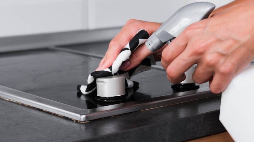 What is the easiest way to clean gas burners