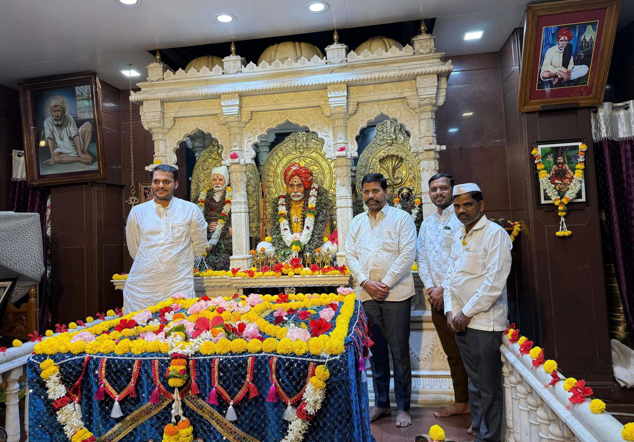 Yugendra Pawar Tanishka Pawar Balumama Temple Admapur