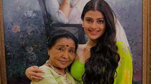 Zanai Bhosle Post About Asha Bhosle