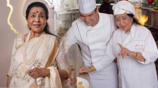 Asha Bhosle at her restaurant in Dubai | Legendary singer and entrepreneur Asha Bhosle | आशा भोसले यांचे 'आशाज्' रेस्टॉरंट | आशा भोसले बिझनेस आणि हॉटेल साखळी
