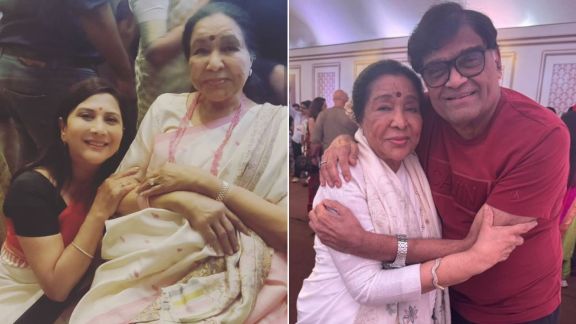 ashok saraf and nivedita saraf emotional tribute to singer asha bhosle shares post on social media