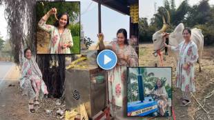 ashvini bhave went to village after coming from america celebrates earth day